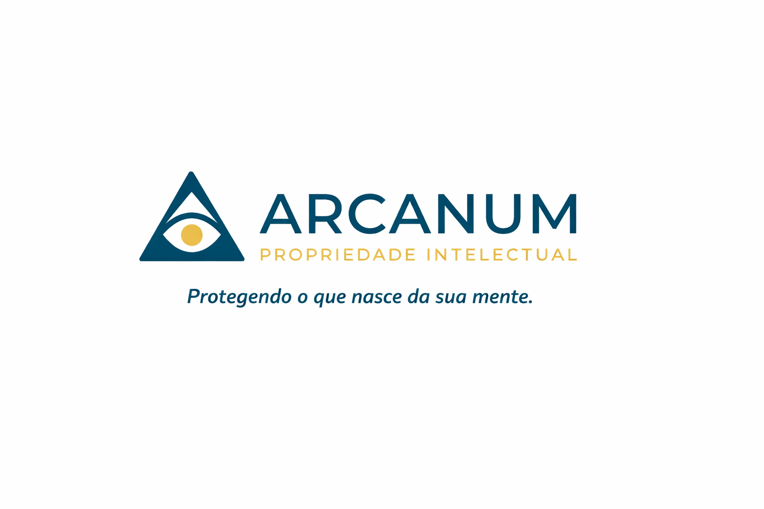 Logo completo Arcanum Propriedade Intelectual